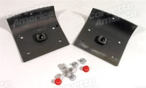 Shoulder Harness Nut Plates W/Rivets. 66-67