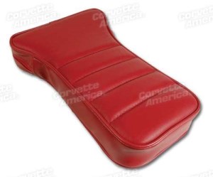 Center Armrest. Red Leather 79-81