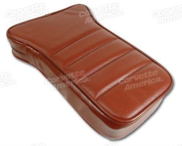 Center Armrest. Cinnabar Leather 81