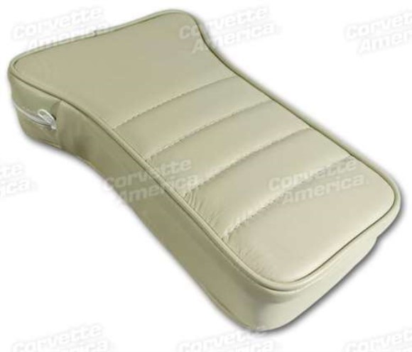 Center Armrest. Oyster Leather 79-80