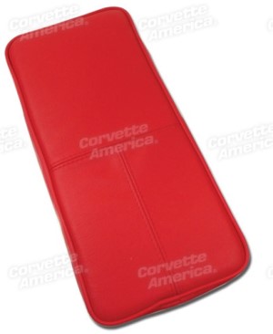 Center Armrest. Red Leather 93-96