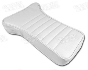 Center Armrest. White Vinyl 67