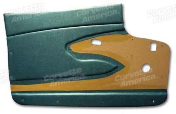 Door Panels. Turquoise Metal Support 59