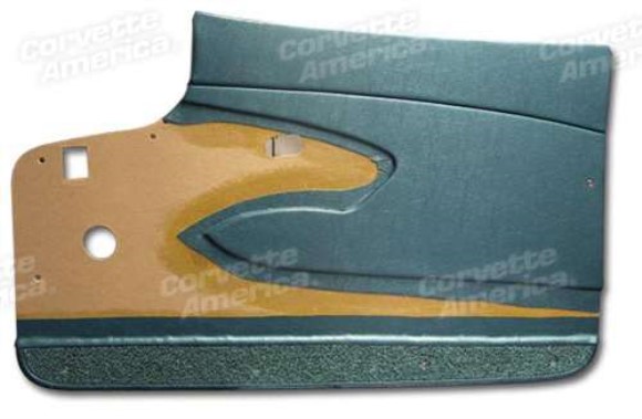 Door Panels. Turquoise Metal Support 60