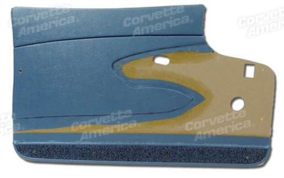 Door Panels. Blue Metal Support 61