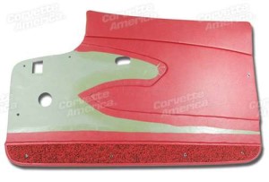 Door Panels. Red Metal Support 60-61