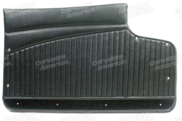 Door Panels. Black Metal Support 62