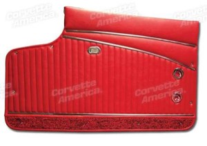 Door Panels. Red Deluxe 62