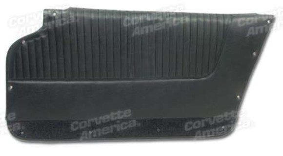 Door Panels. Dark Blue - Coupe - With Support And Felt 63-64