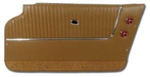 Door Panels. Saddle - Coupe - With Trim 63-64