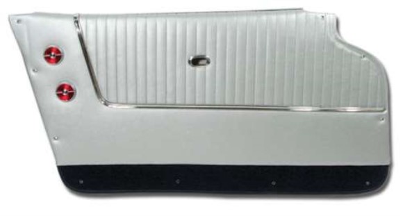 Door Panels. Silver With Dk Blue Carpet - Coupe - With Trim 64