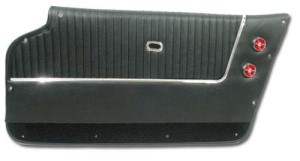 Door Panels. Black - Convertible - With Trim 63-64