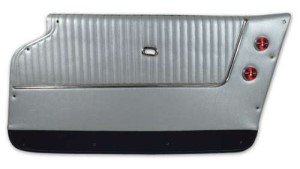 Door Panels. Silver With Black Carpet - Convertible - With Trim 64