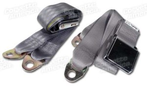 Seat Belts - Chrome Lift Replacement Silver 63-67