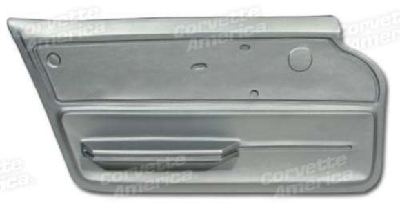 Door Panel. Silver Convertible With Felt LH 65-66