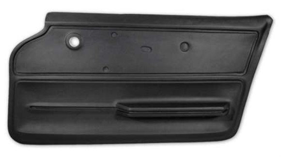 Door Panel. Black Convertible With Felt RH 67