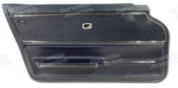 Door Panel. Dark Blue Coupe With Trim LH 66