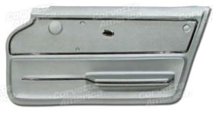 Door Panel. Silver Coupe With Trim RH 65-66