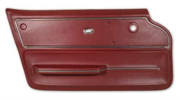 Door Panel. Maroon Convertible With Trim LH 65