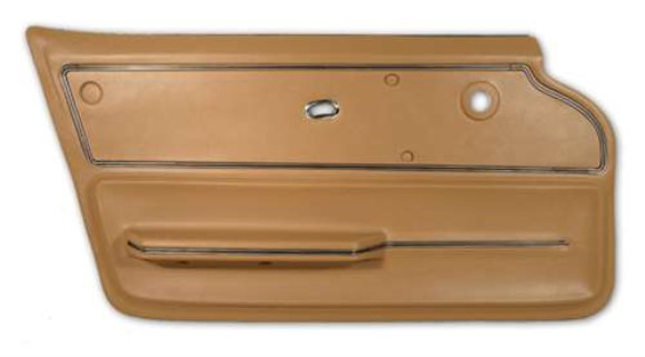 Door Panel. Saddle Convertible With Trim LH 65-66