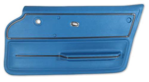 Door Panel. Bright Blue Convertible With Trim RH 65-66