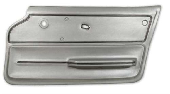 Door Panel. Silver Convertible With Trim RH 65-66