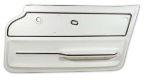 Door Panel. White Convertible With Trim RH 65-66