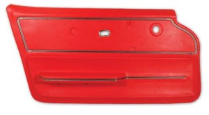 Door Panel. Red Convertible With Trim LH 67