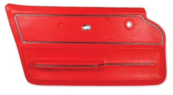 Door Panel. Red Convertible With Trim LH 67