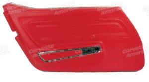 Door Panel. Red Standard LH 70-72