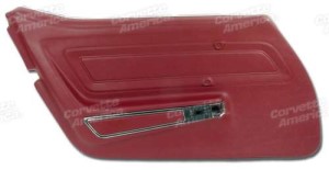 Door Panel. Oxblood Standard LH 73-75