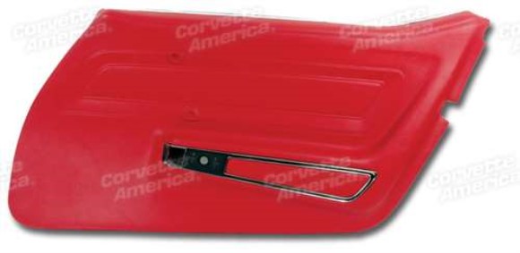 Door Panel. Red Standard RH 70-72