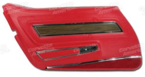 Door Panel. Red Deluxe LH 70-72