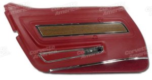 Door Panel. Oxblood Deluxe LH 73-75