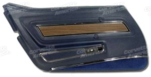 Door Panel. Dark Blue Deluxe LH 73-75