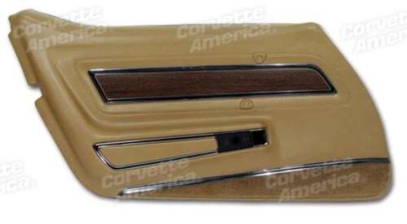 Door Panel. Medium Saddle Deluxe LH 73-75