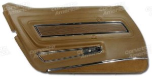 Door Panel. Dark Saddle Deluxe LH 70-72