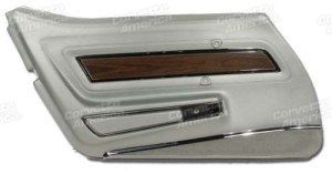 Door Panel. Silver Deluxe LH 74-75