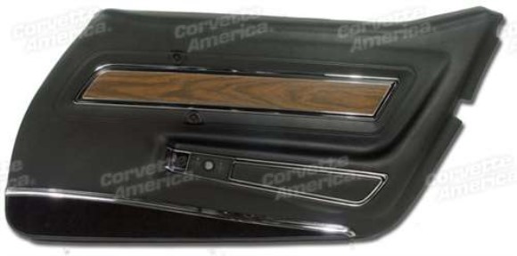 Door Panel. Black Deluxe RH 70-76