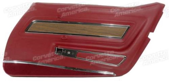 Door Panel. Oxblood Deluxe RH 73-75