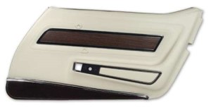 Door Panel. White With Dark Brown Carpet Deluxe RH 76