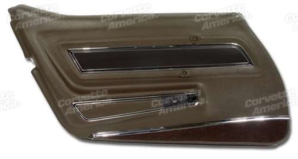 Door Panel. Dark Brown Deluxe LH 77