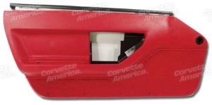 Door Panel. Red LH 86-89