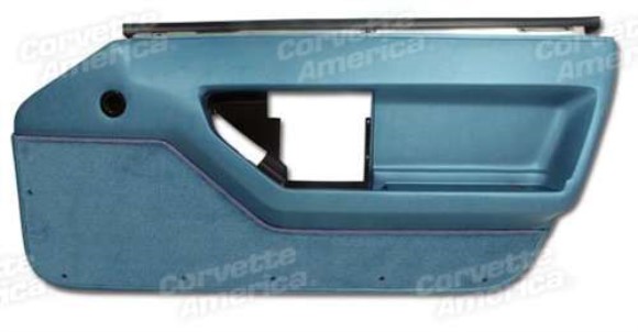 Door Panel. Blue RH 86-89