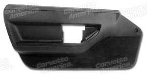 Door Panel. Black Deluxe Coupe LH 84-89