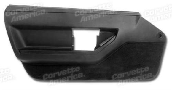 Door Panel. Black Deluxe Coupe LH 84-89