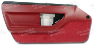 Door Panel. Red Deluxe Coupe LH 84-85