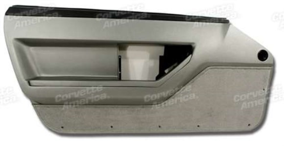 Door Panel. Gray Deluxe Coupe LH 84-87