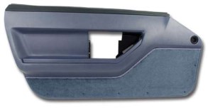 Door Panel. Blue Deluxe Coupe LH 84-85