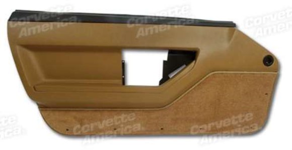 Door Panel. Saddle Deluxe Coupe LH 88-89